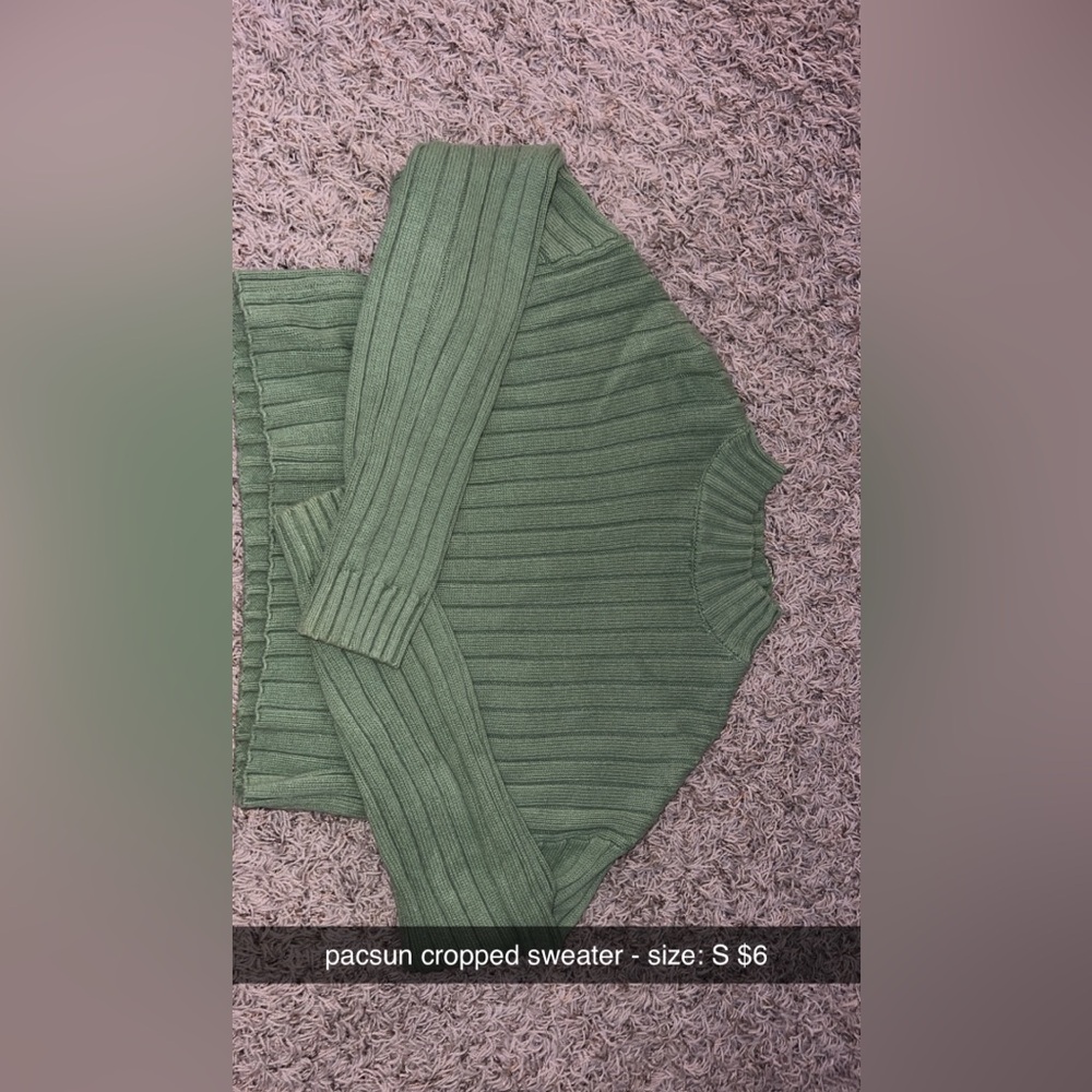 pacsun cropped sweater